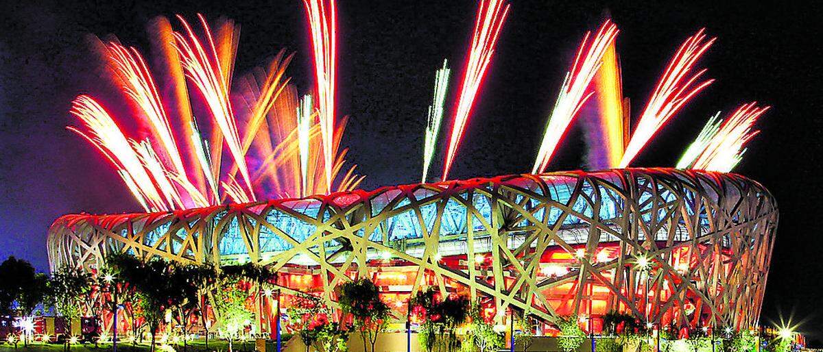 14 Jahre nach den Sommerspielen werden heute im Nationalstadion in Peking die Olympischen Winterspiele eröffnet  