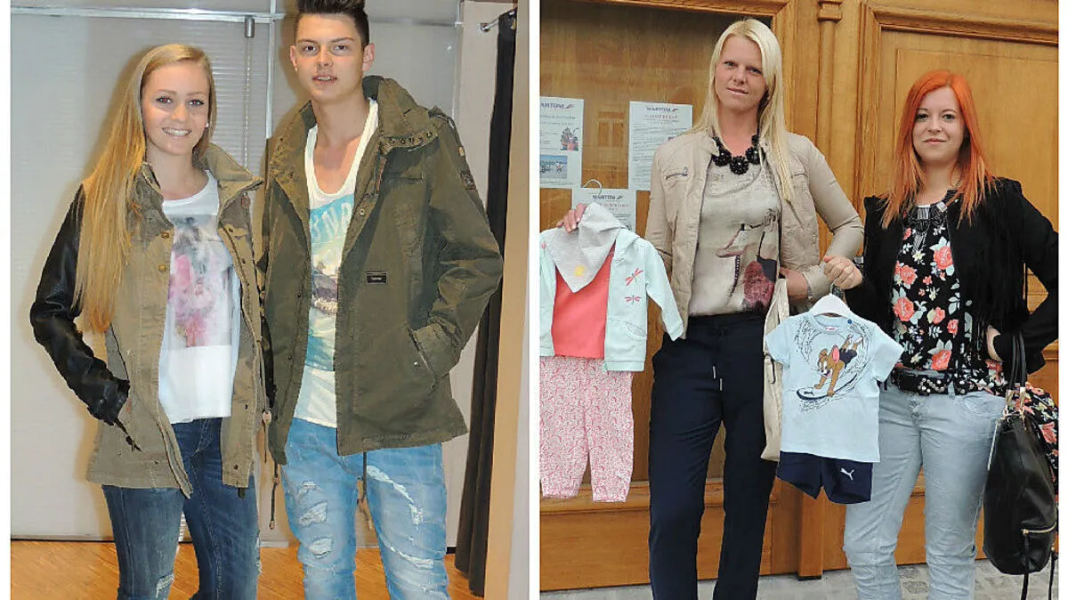 Tanja Enzinger und Mathias Kummer sowie Karin Kirchengast und Andrea Absenger zeigen, was im Frühling getragen wird