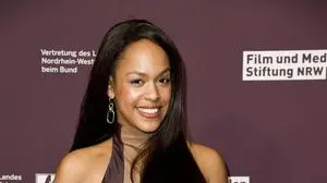 Paula Essam Schauspielerin zu Gast auf dem 22.NRW Empfang des Landes NRW und der Film- und Medienstiftung NRW in der Vertretung des Landes Nordrhein-Westfalen in Berlin auf den 75.Internationale Filmfestspiele am 16.02.2025 in Berlin Berlin Deutschland *** Paula Essam Actress at the 22 NRW Reception of the State of NRW and the Film und Medienstiftung NRW at the Representation of the State of North Rhine-Westphalia in Berlin at the 75 International Film Festival on 16 02 2025 in Berlin Berlin Germany