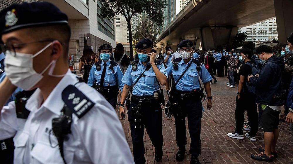China griff in Hongkong hart durch