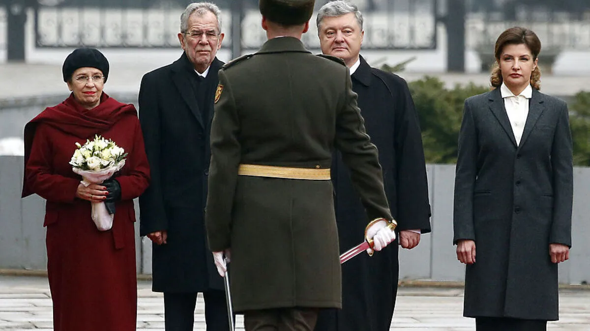 Petro Poroschenko empfängt Alexander van der Bellen