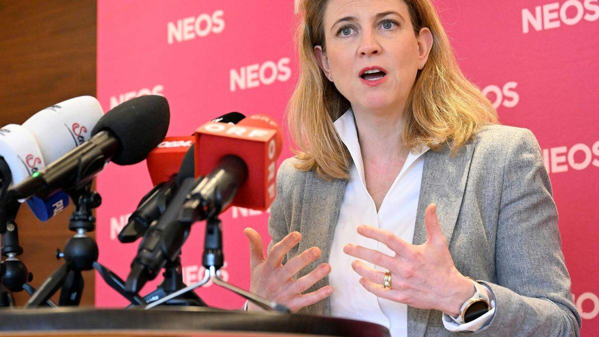 Neos-Parteichefin Beate Meinl-Reisinger