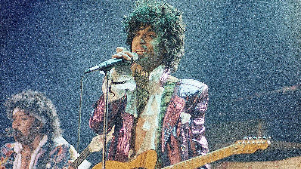 Prince auf einem Foto aus dem Jahr 1985