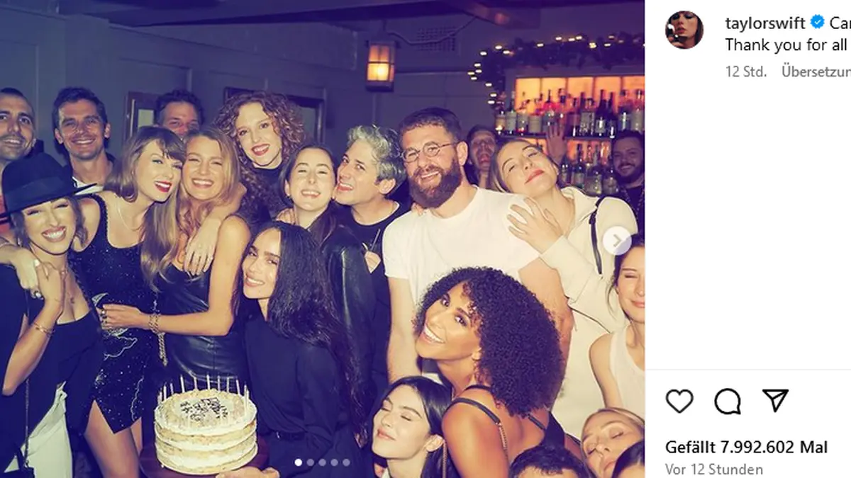 Auf Instagram postete Swift etliche Partybilder