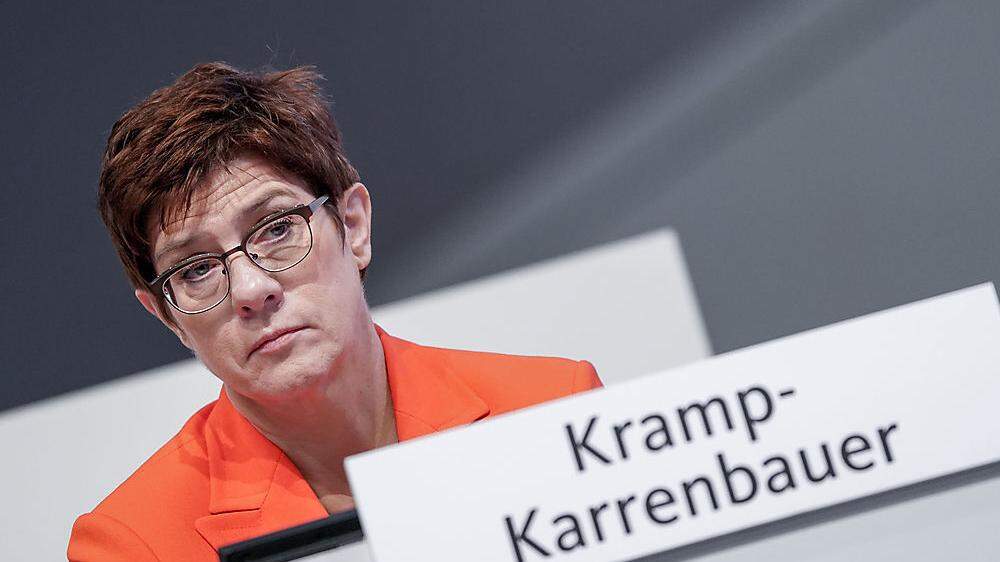 CDU-Vorsitzende Annegret Kramp-Karrenbauer 