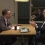 Kurt Krömer (links) im "Verhörbunker" mit HC Strache