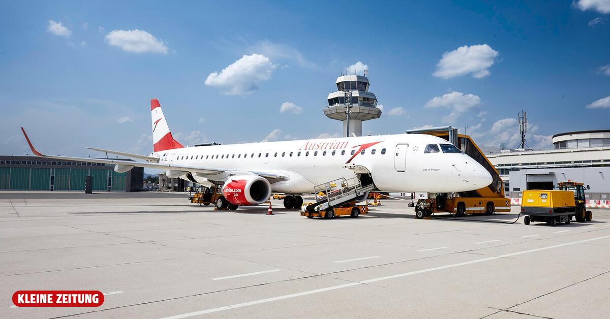 Fallen besonders viele Flüge auf der Strecke Wien–Klagenfurt aus?
