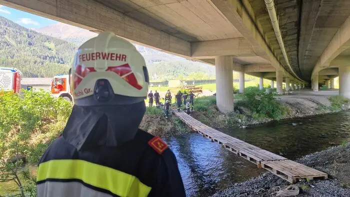 In Summe waren über 100 Einsatzkräfte an der Übung beteiligt