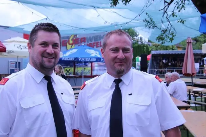 Die Gaisfelder Florianis mit HBI Alexander Gössler und OBI Günther Kammeritsch an der Spitze hatten das Fest bestens organisiert und verwöhnten die Gäste mit Speis und Trank.