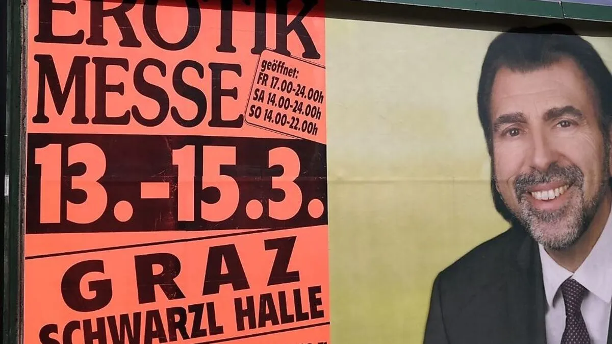 Das Missgeschick wurde nach dem Facebook-Beitrag umgehend überklebt