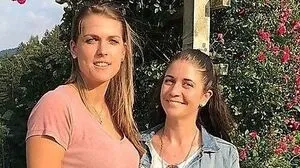 Anna-Carina Kristler (links) mit ihrer Frau Katrin