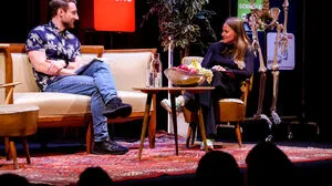 Martin Moder und Martina Marx auf der Bühne des Grazer Schauspielhauses