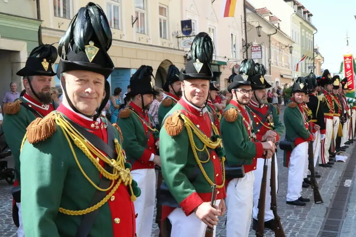Höhepunkt war der Festumzug durch die Stadt.
