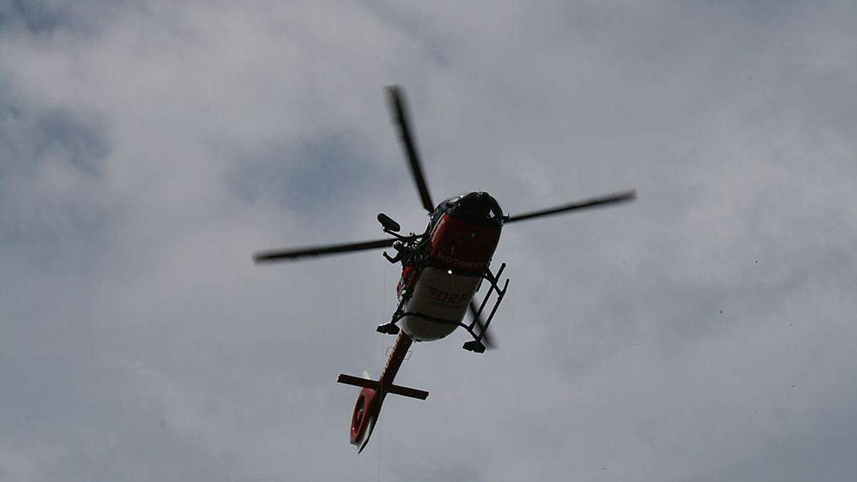 Der Rettungshubschrauber war im Einsatz