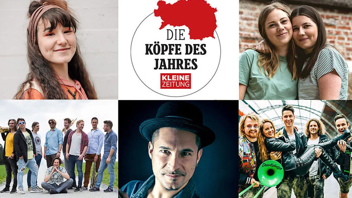 Die Köpfe des Jahres der Kategorie Entertainment