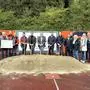 Am Dienstag setzten die Projektbeteiligten den Spatenstich am ehemaligen Schulsportplatz 