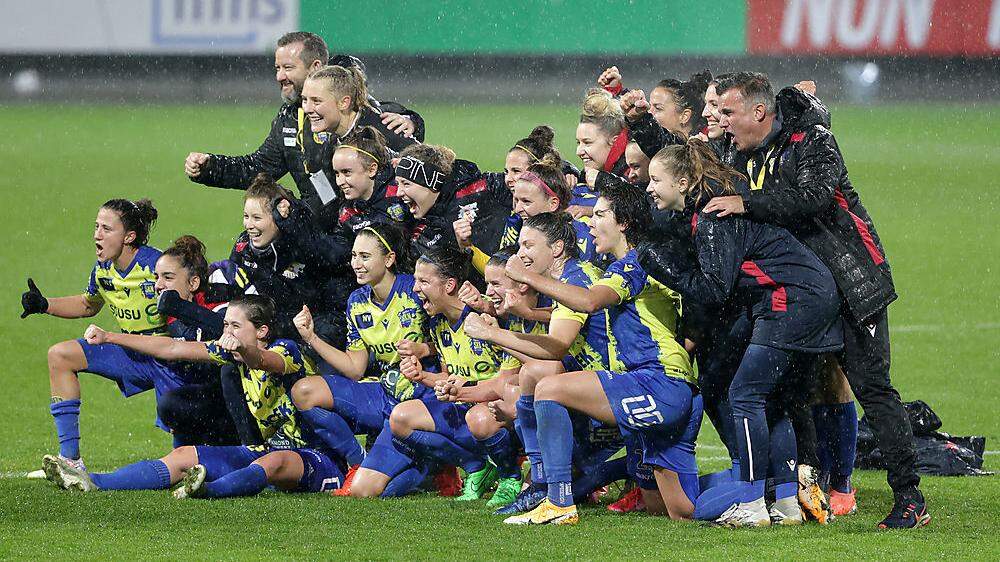 Auch im Sechzehntelfinale wollen die Damen des SKN St. Pölten triumphieren