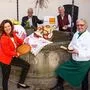 Roswitha Walch, Anton Gumpl, Josef Kowald und Willi Haider vom Genussbezirk Leibnitz liefern geschmackvolle Tipps zur Osterjause