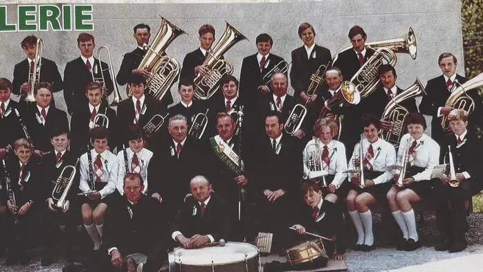 Der Musikverein Graden im Jahr 1970