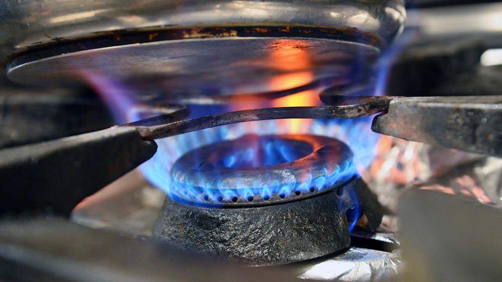 Flamme eines Gasherdes | In Österreich wird immer noch hauptsächlich russisches Gas verbrannt.