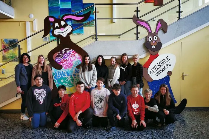 Das sind die Fotos vom österlichen Basteln an der Mittelschule Voitsberg.