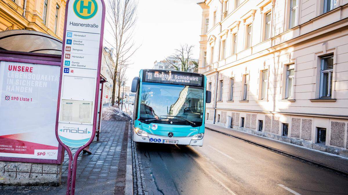 Der Vorfall ereignete sich in einem Bus von Klagenfurt Mobil (Archivbild)
