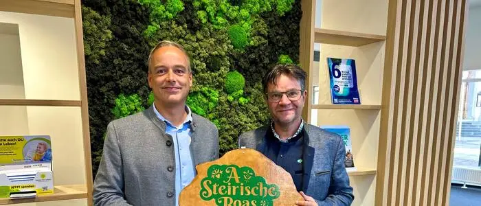 Christoph Wegscheider, Tiqa-Geschäftsführer, und Karl Lenz, Projektleiter der Steirischen Roas