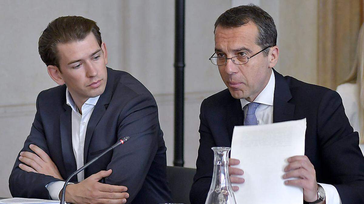 Immer wieder tauchen interne Papiere auf, die Spitzenkandidaten wie ÖVP-Chef Kurz und SPÖ-Chef Kern in Verlegenheit bringen.