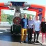 Das Entwicklerteam: Reinhard, Karl, Christoph und Regina Lind