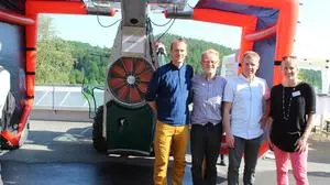 Das Entwicklerteam: Reinhard, Karl, Christoph und Regina Lind