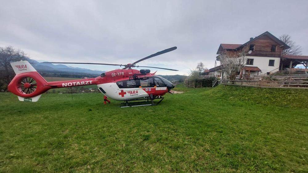 Die ARA Flugrettung brachte den Buben ins Klinikum Klagenfurt