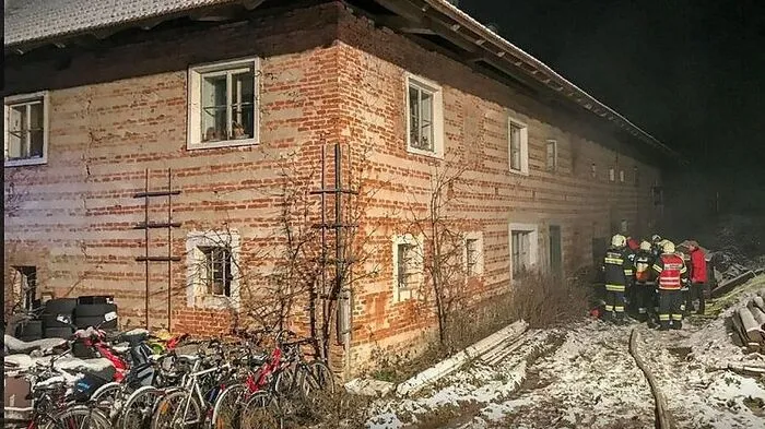 Feuer im Bauernhof