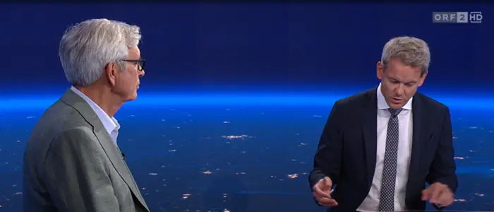 Walter Boltz, früherer Leiter der E-Control im ZiB2-Gespräch mit Martin Thür