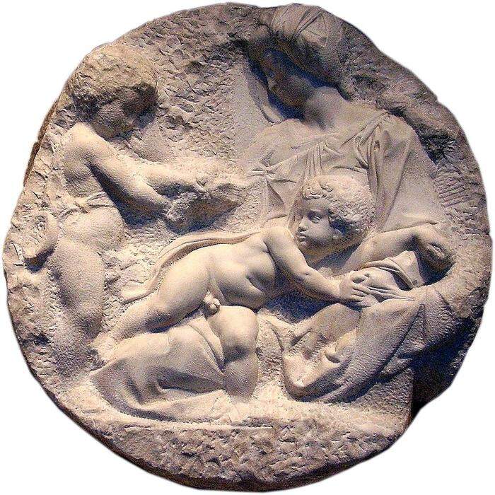 Michelangelos "Taddei Tondo"-Relief aus Londons Royal Academy:; Wird es verkauft, um Jobs zu finanzieren?