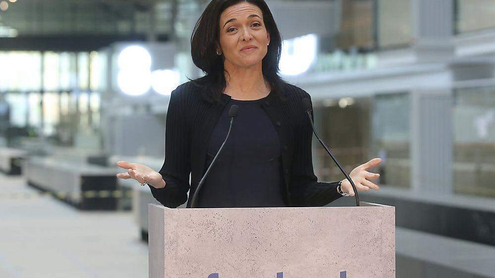 Sheryl Sandberg am Dienstag in Paris