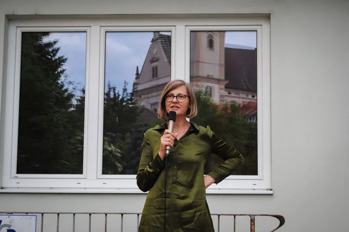Veranstalterin Gertraud Ranegger vom Kulturverein kulm