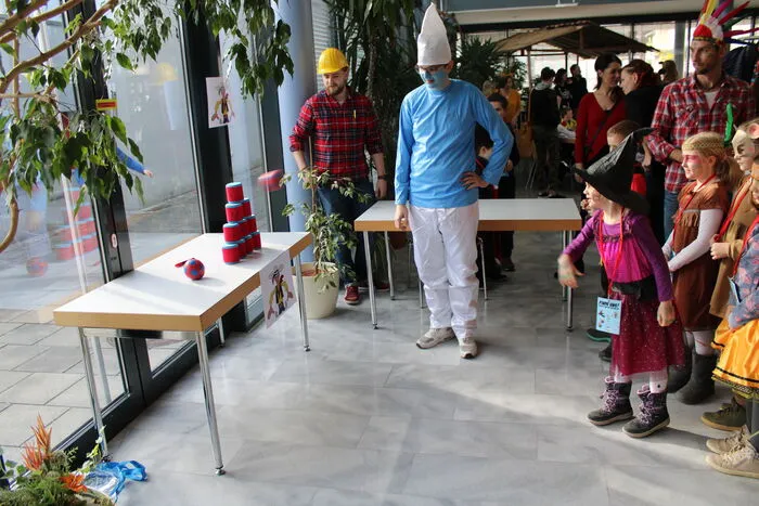 Bei den Stationen hatten die Kinder sichtlich Spaß