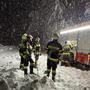 Starker Schneefall begleitete den Einsatz der FF Zauchen auf der Tauplitz