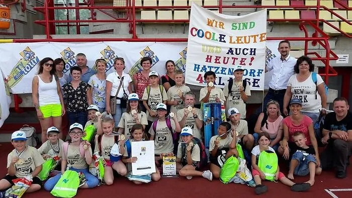 Die siegreichen Hatzendorfer Volksschüler