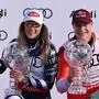 Mikaela Shiffrin und Marco Odermatt