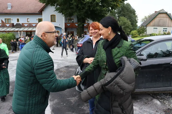 Kurt Riemer mit Sonja Klima.