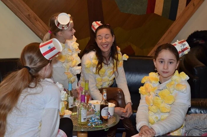 Kinder des Kindergartens Murau sangen ein paar Lieder.