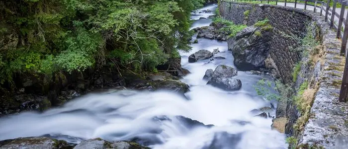 Die Talbachklamm ist ein beliebtes Naherholungsziel bei Einheimischen und Touristen