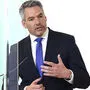 "Wir sind noch nicht über den Berg": Innenminister Karl Nehammer