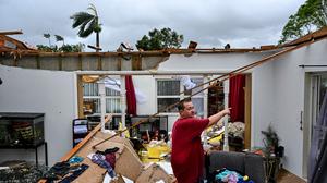 Einer der dutzenden Tornados tobte in Fort Myers (Florida). 