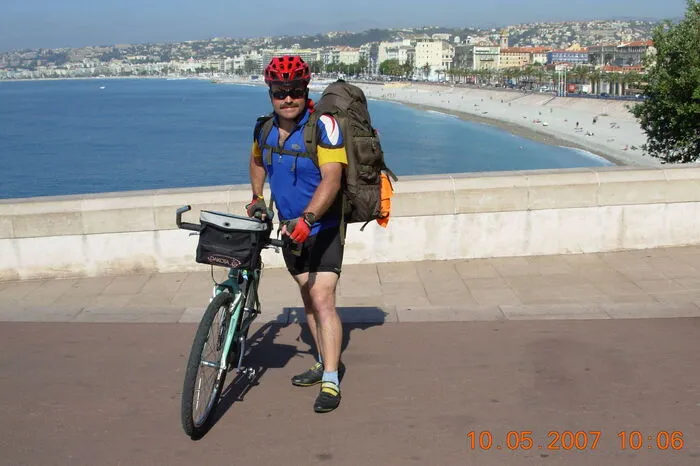 An der Cote d'Azur.