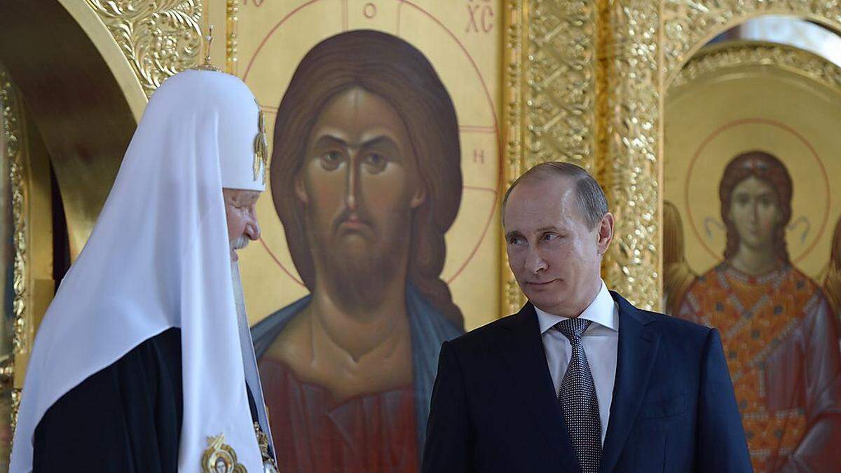 Patriarch Kirill  und Wladimir Putin 