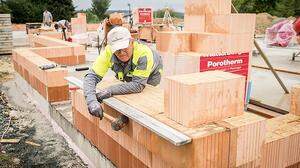 60 Prozent der privaten Häuslbauer in Österreich bauen mit Ziegel