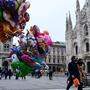 Der Friede täuscht: Norditalien, wie hier Mailand, wurde voll von der Omikron-Welle erfasst 