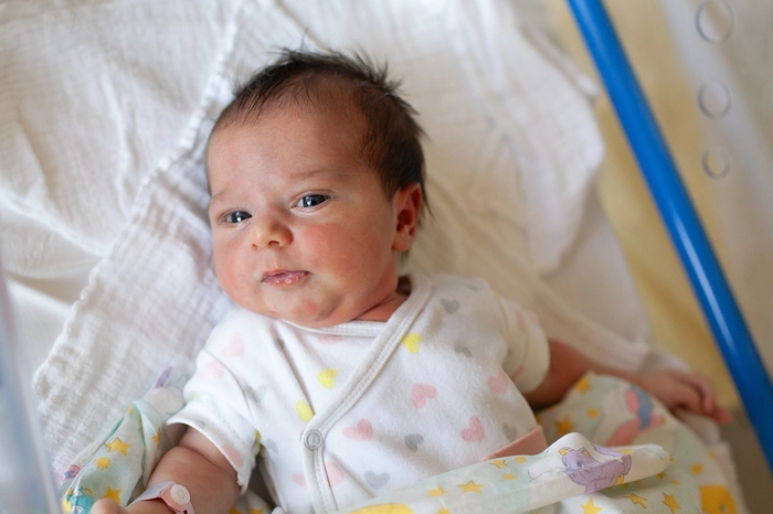 Die entzückende Katharina (3570 g, 55 cm) wurde am 14. Juli um 0.34 Uhr im LKH Wolfsberg geboren. Die Eltern Sigrid und Dominik Poms aus St. Gertraud freuen sich sehr. Auch die Geschwister Melissa (7) und Fabian (4) sind sehr stolz und haben Katharina liebevoll in ihrem Zuhause empfangen.